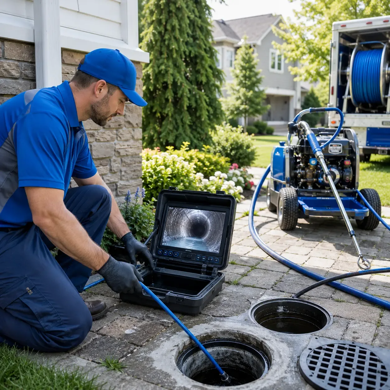 Outdoor drain cleaning professionals serving Creola, OH